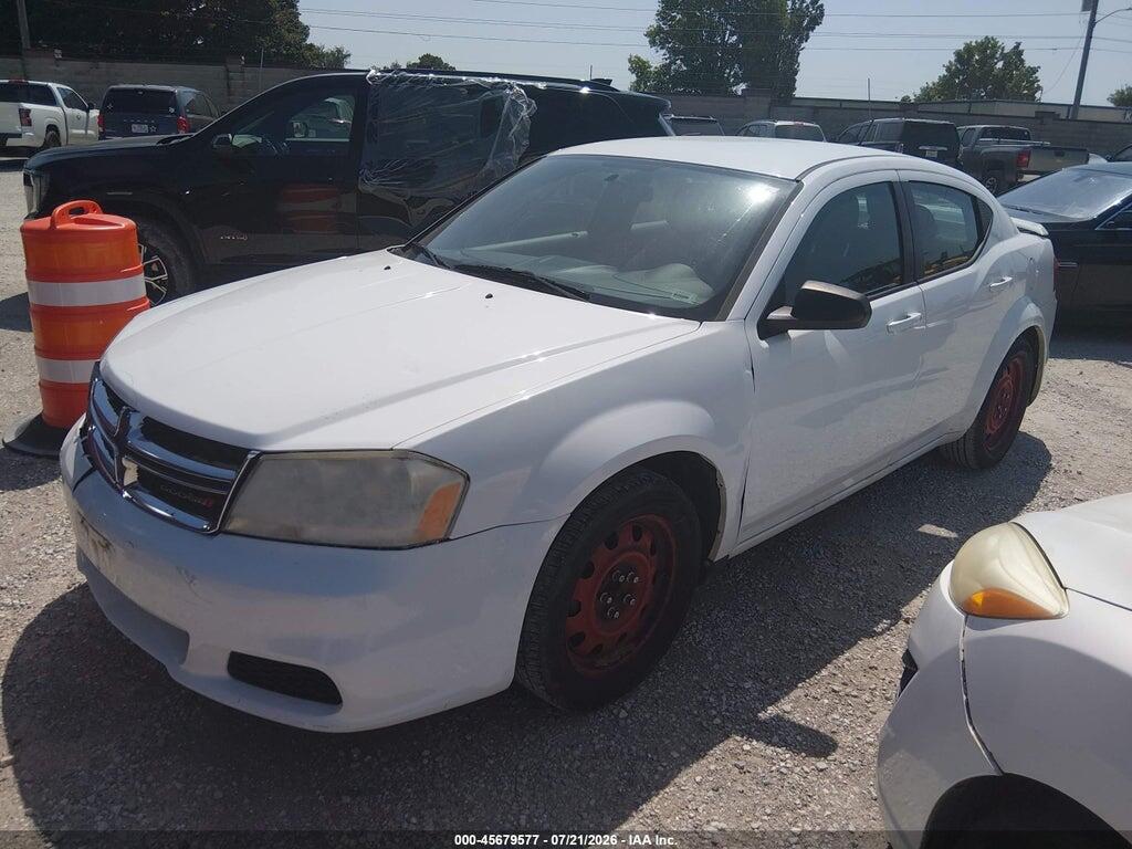 1C3CDZAB1DN627289 2013 DODGE AVENGER photo no. 2
