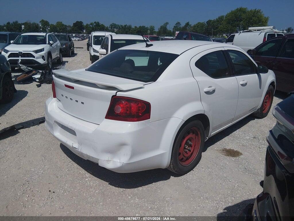 1C3CDZAB1DN627289 2013 DODGE AVENGER photo no. 4