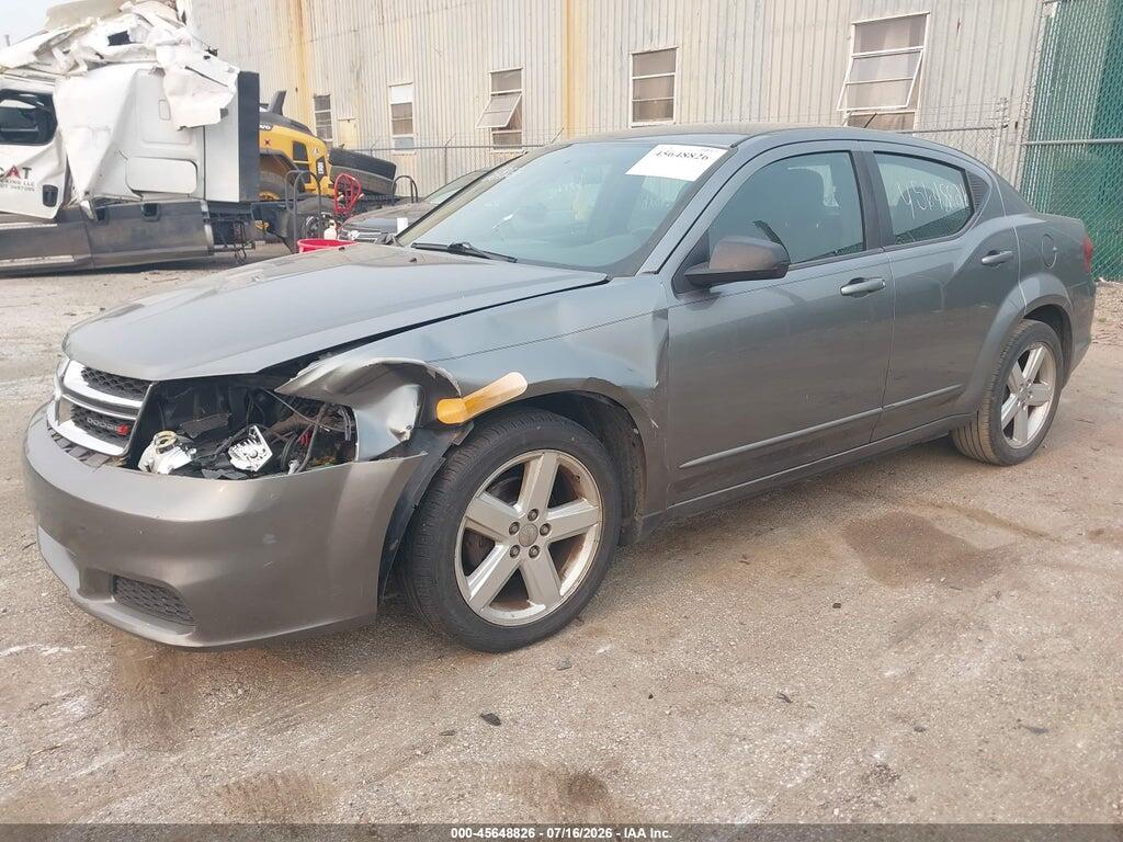 1C3CDZAB8DN712310 2013 DODGE AVENGER photo no. 2
