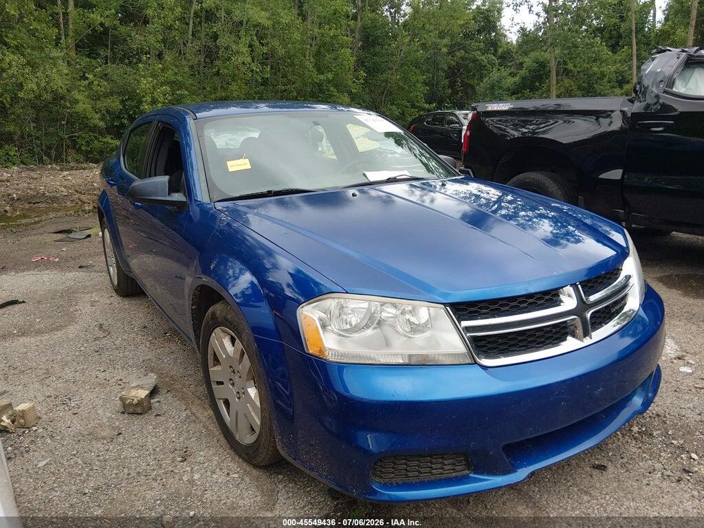 1C3CDZAB0DN757239 2013 DODGE AVENGER photo no. 1