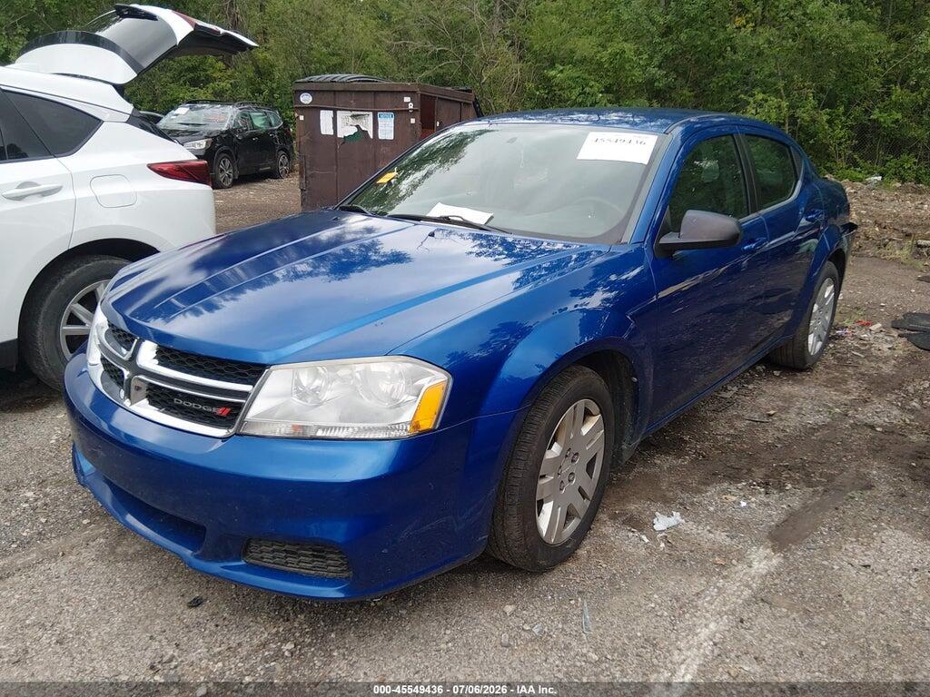 1C3CDZAB0DN757239 2013 DODGE AVENGER photo no. 2