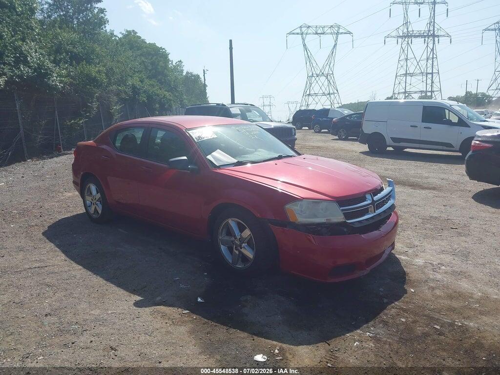 1C3CDZAB7DN637681 2013 DODGE AVENGER photo no. 1