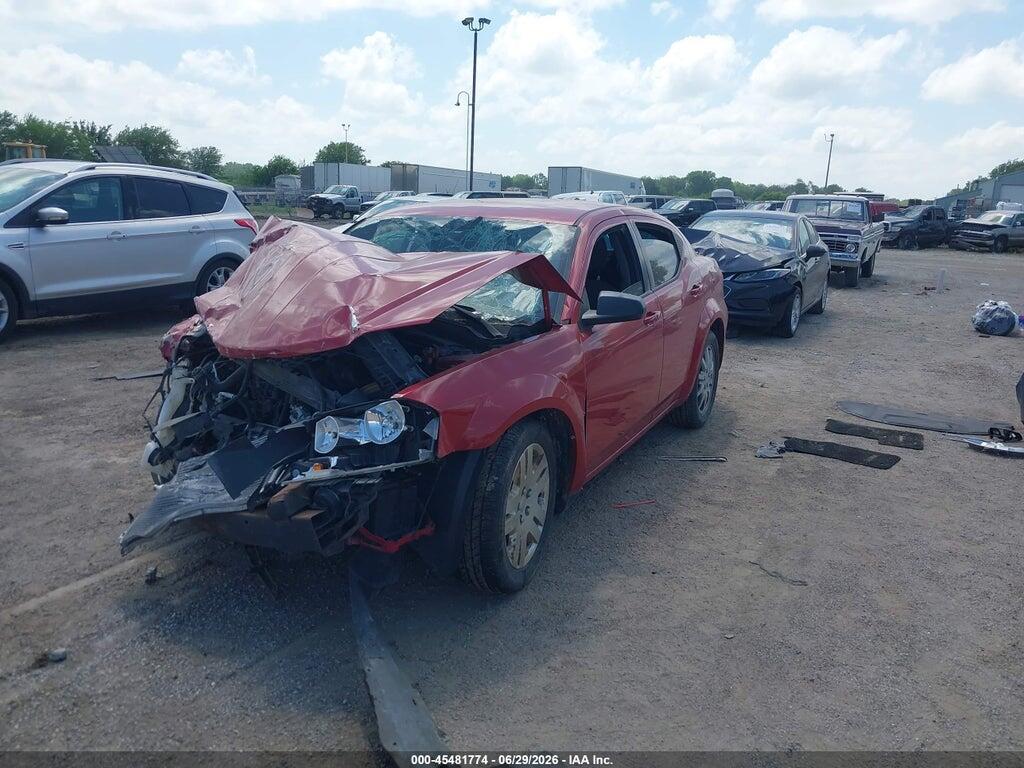 1C3CDZAB7DN603661 2013 DODGE AVENGER photo no. 2