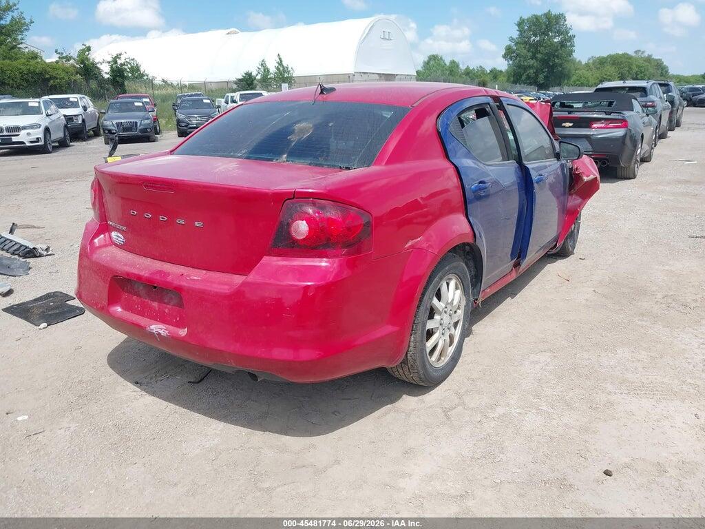 1C3CDZAB7DN603661 2013 DODGE AVENGER photo no. 4