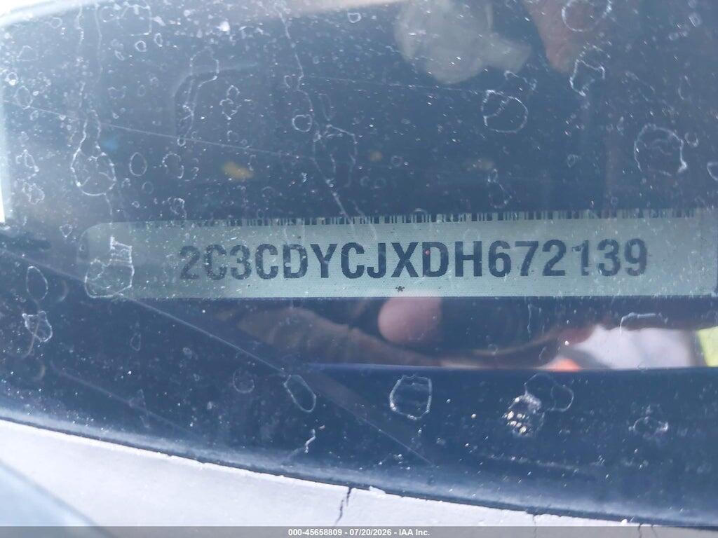 2C3CDYCJXDH672139 2013 DODGE CHALLENGER photo no. 9