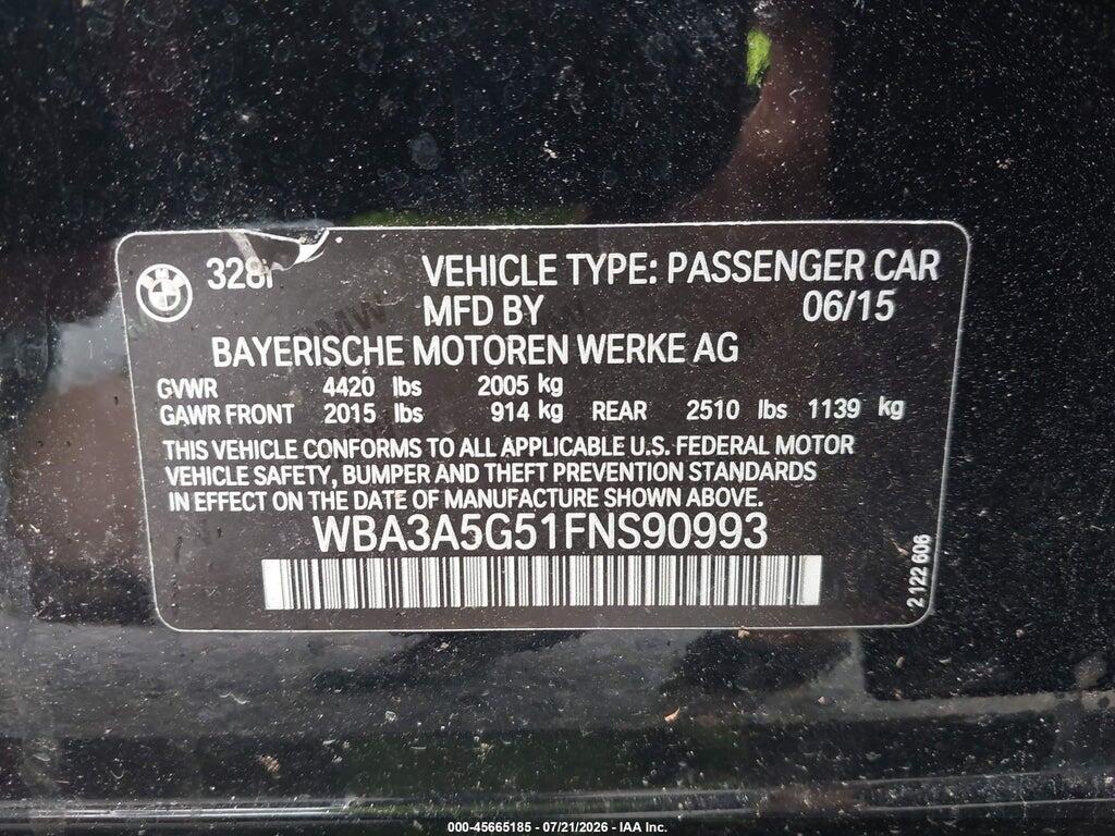 WBA3A5G51FNS90993 2015 BMW 328I photo no. 9