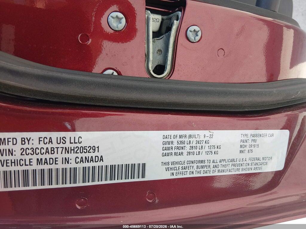2C3CCABT7NH205291 2022 CHRYSLER 300 photo no. 9