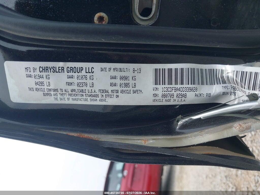 1C3CDFBA4DD339020 2013 DODGE DART photo no. 9
