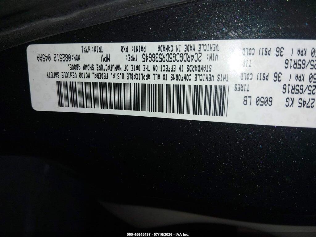 2C4RDGCG5DR536645 2013 DODGE GRAND CARAVAN photo no. 9