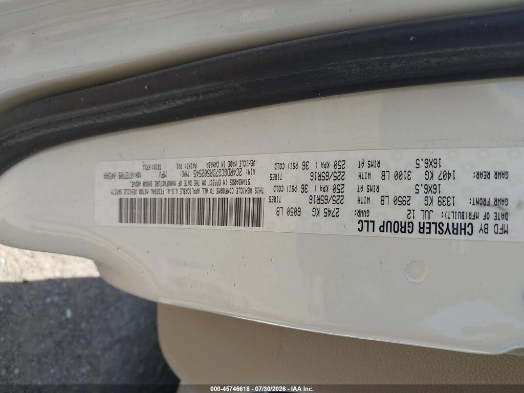 2C4RDGCG7DR502545 2013 DODGE GRAND CARAVAN photo no. 9