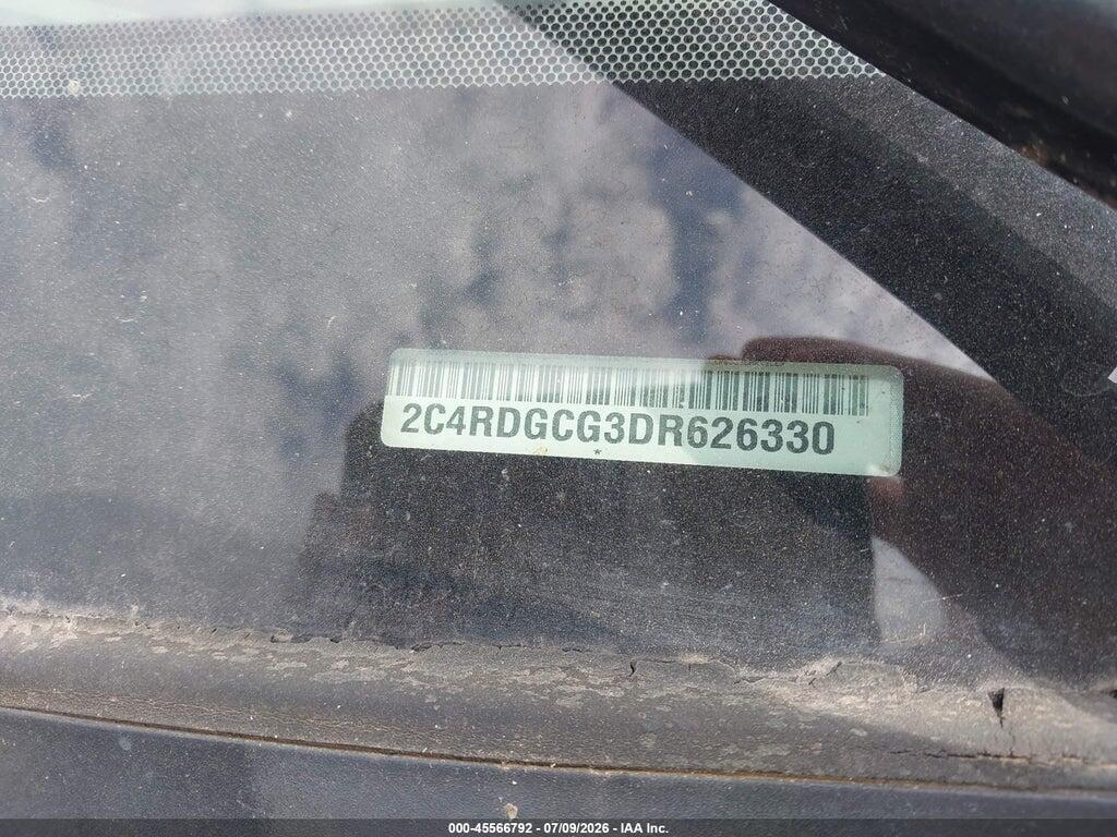 2C4RDGCG3DR626330 2013 DODGE GRAND CARAVAN photo no. 9