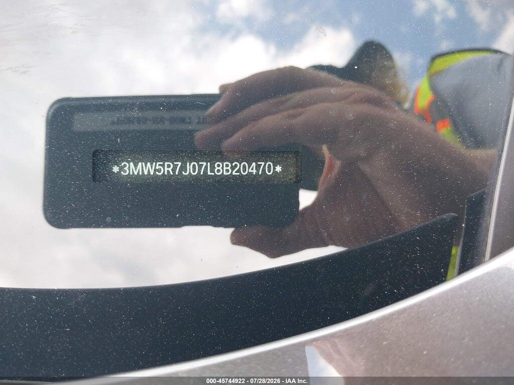 3MW5R7J07L8B20470 2020 BMW 330I photo no. 9