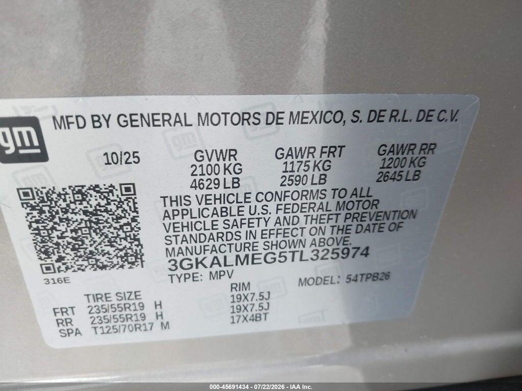 3GKALMEG5TL325974 2026 GMC TERRAIN photo no. 9