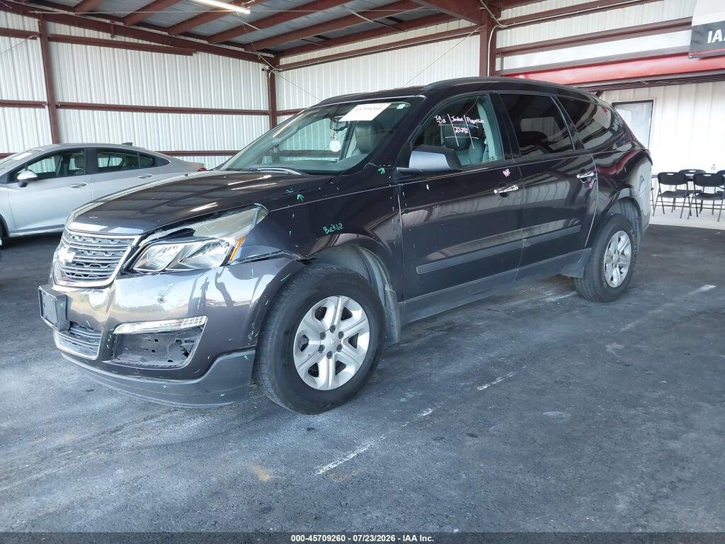 1GNKRFEDXEJ151899 2014 CHEVROLET TRAVERSE photo no. 2