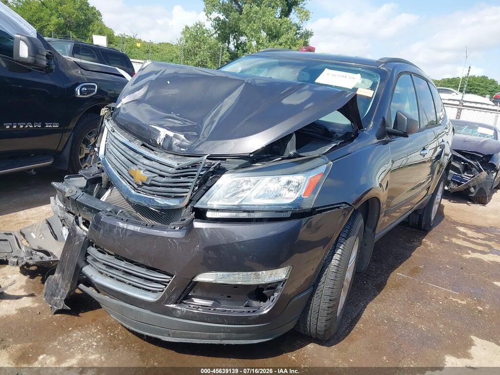 1GNKRFED3EJ327384 2014 CHEVROLET TRAVERSE photo no. 2