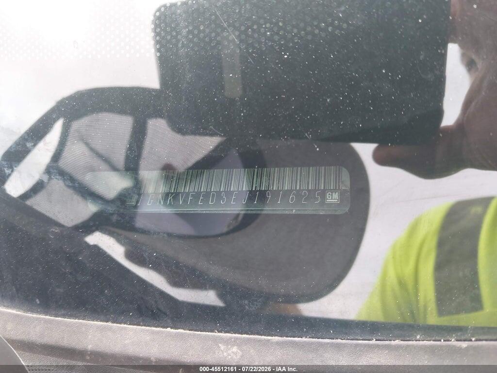 1GNKVFED3EJ191625 2014 CHEVROLET TRAVERSE photo no. 9