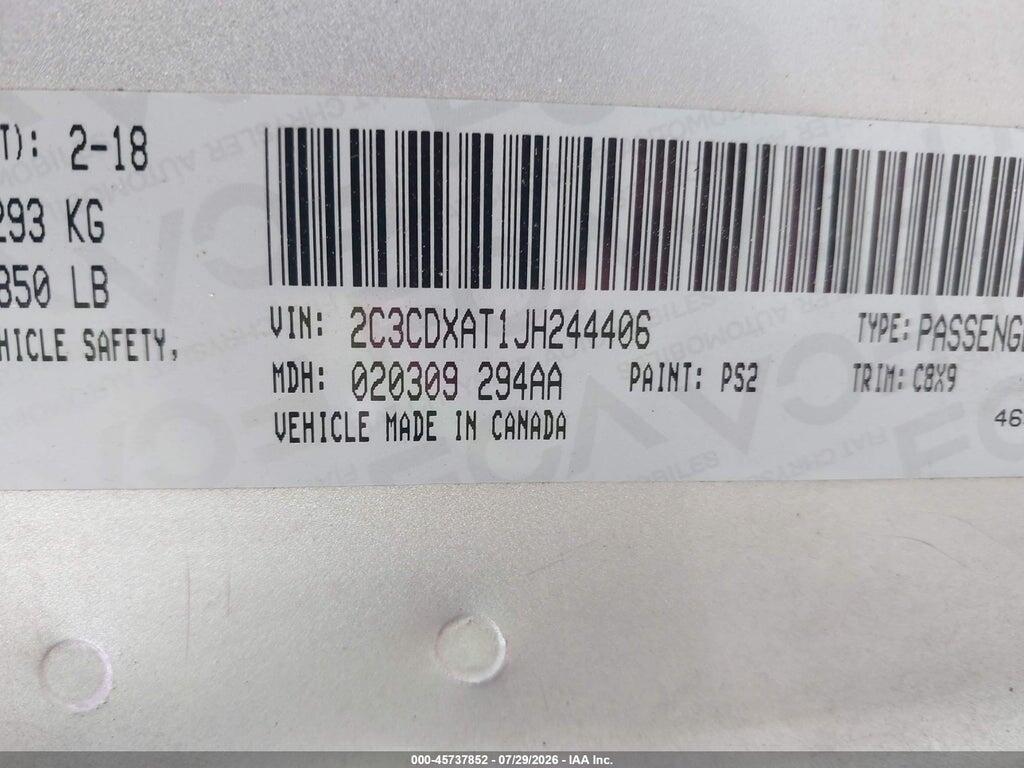 2C3CDXAT0HH642104 2017 DODGE CHARGER photo no. 9
