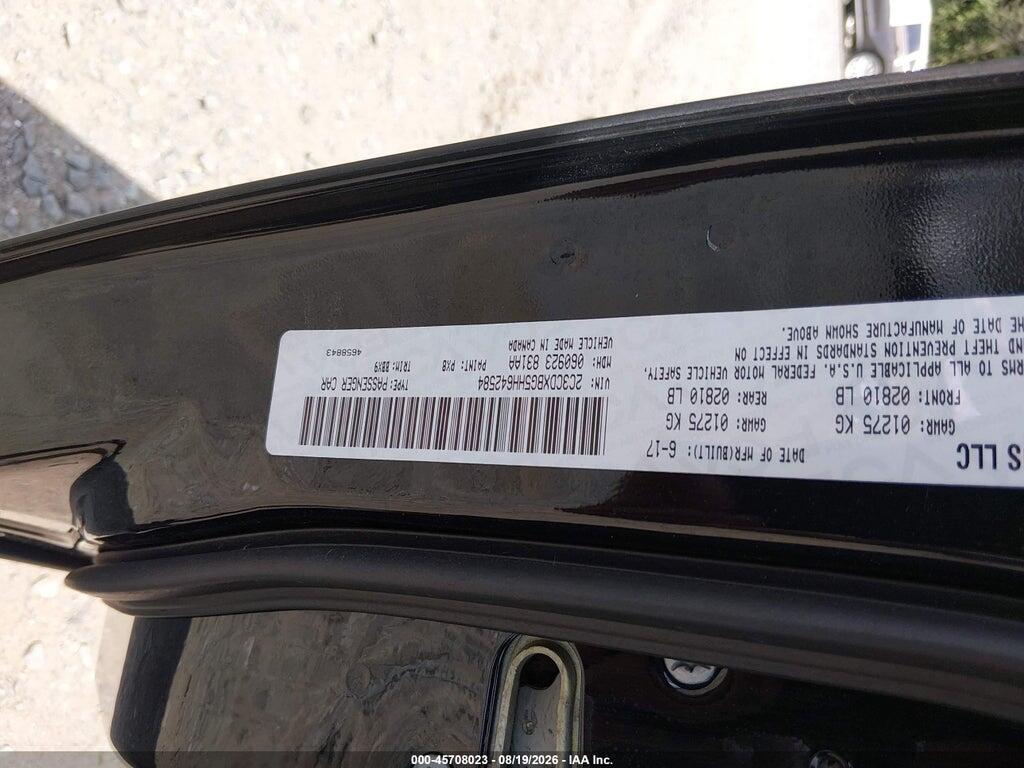 2C3CDXBG5HH642584 2017 DODGE CHARGER photo no. 9