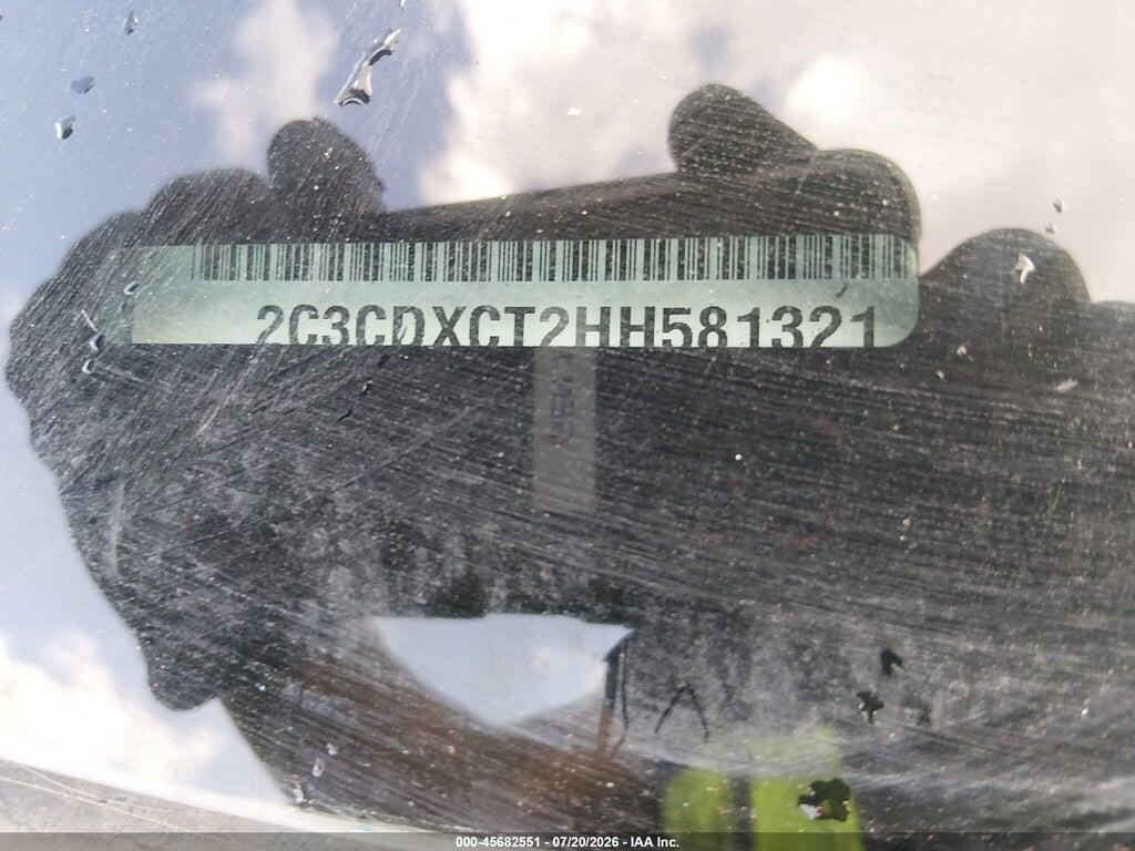 2C3CDXCT2HH581321 2017 DODGE CHARGER photo no. 9