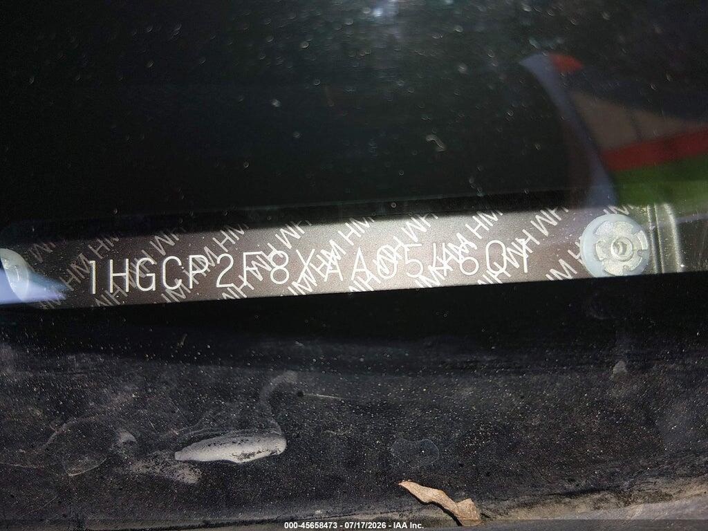 1HGCP2F8XAA054601 2010 HONDA ACCORD photo no. 9