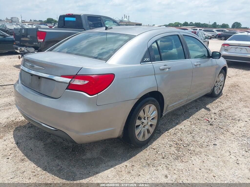 1C3CCBAB6EN142321 2014 CHRYSLER 200 photo no. 4