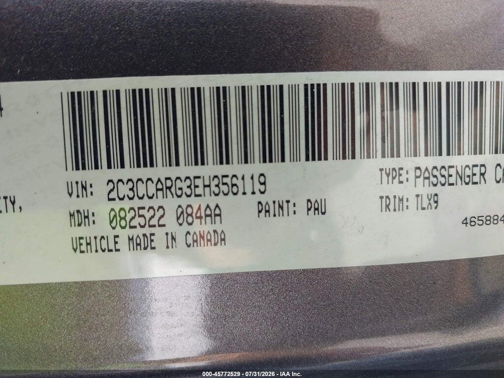 2C3CCARG3EH356119 2014 CHRYSLER 300 photo no. 9