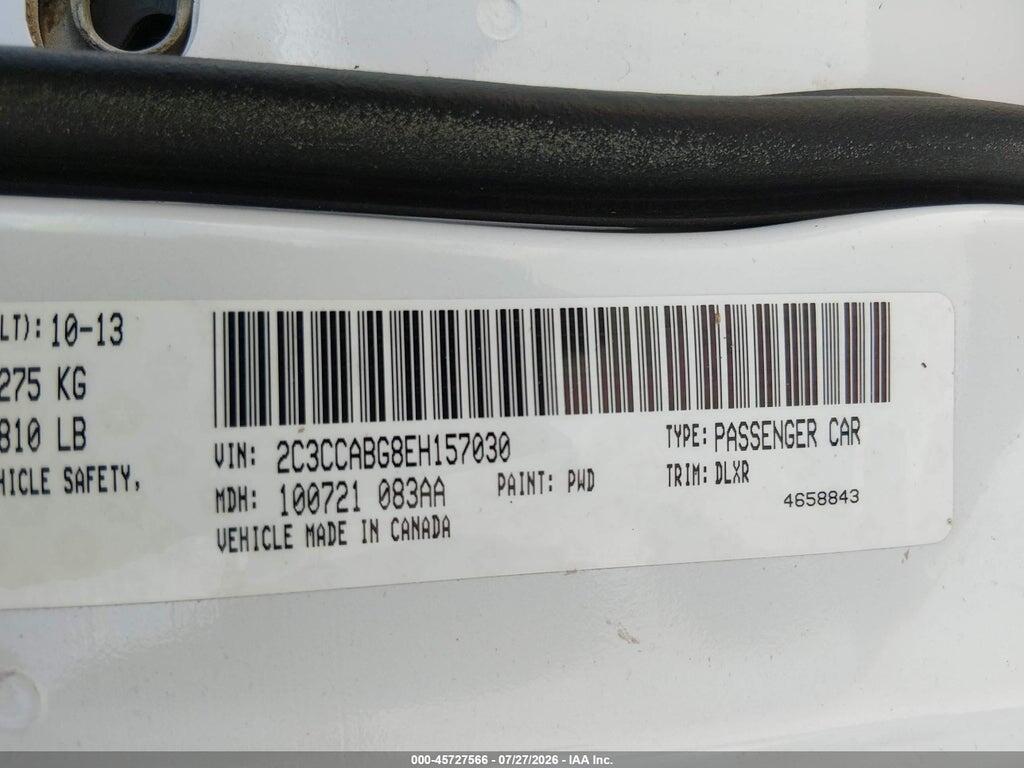 2C3CCABG8EH157030 2014 CHRYSLER 300 photo no. 9