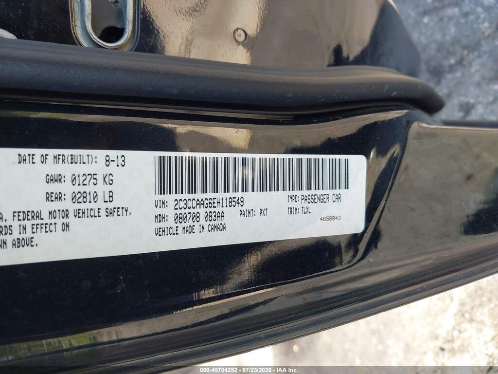 2C3CCAAG6EH118549 2014 CHRYSLER 300 photo no. 9
