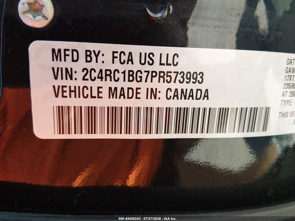 2C4RC1BG7PR573993 2023 CHRYSLER PACIFICA photo no. 9