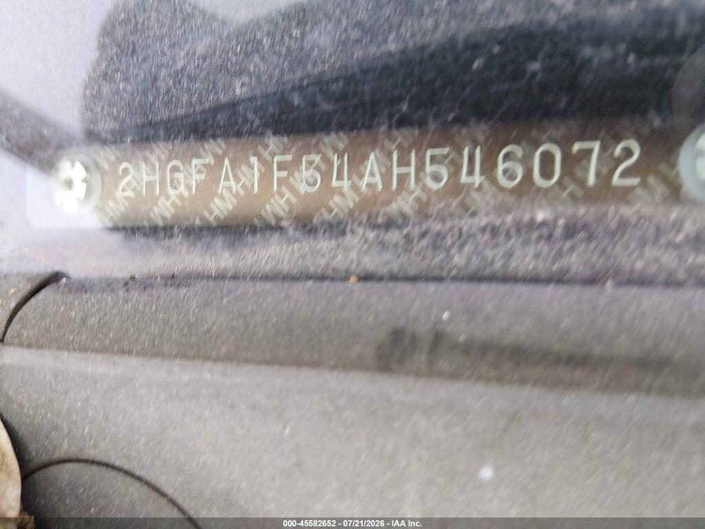 2HGFA1F54AH546072 2010 HONDA CIVIC photo no. 9
