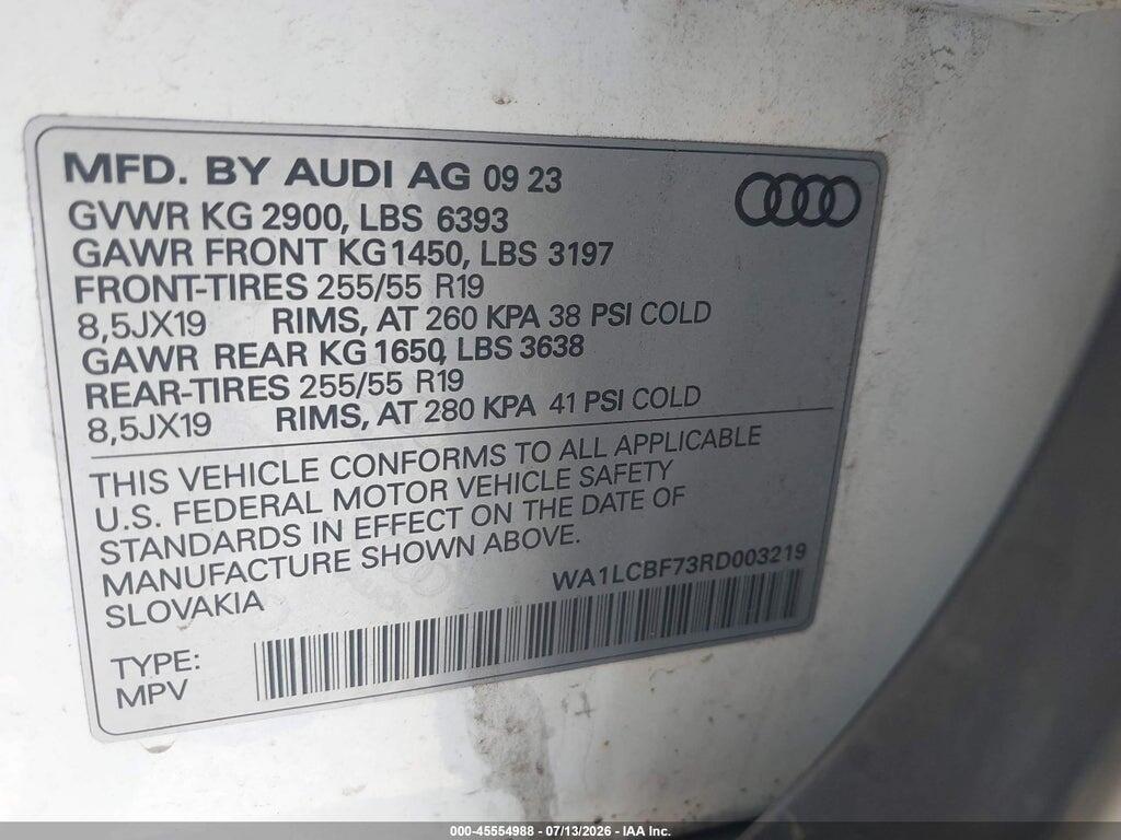 WA1LCBF73RD003219 2024 AUDI Q7 photo no. 9
