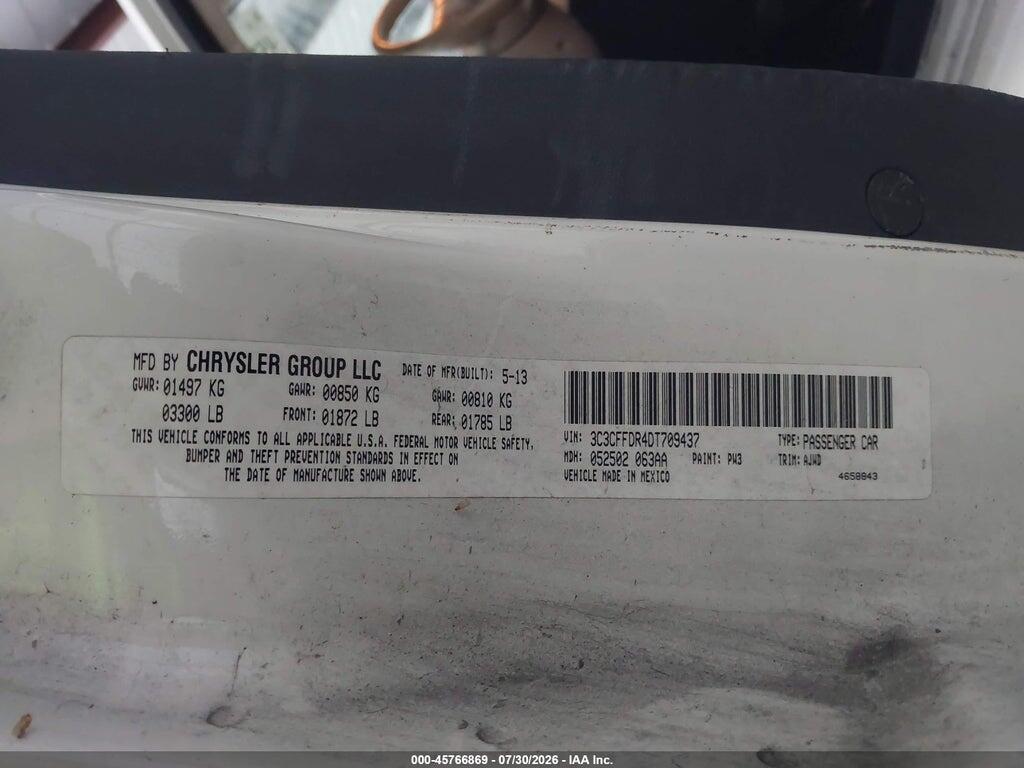3C3CFFDR4DT709437 2013 FIAT 500C photo no. 9