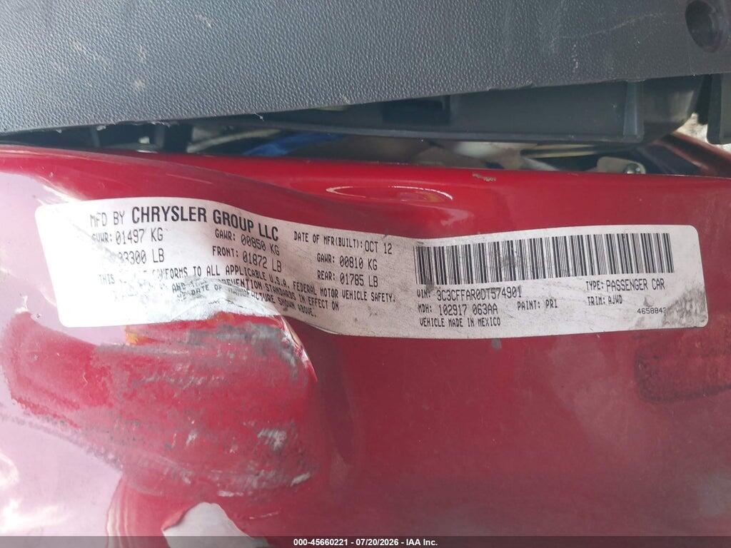 3C3CFFAR0DT574901 2013 FIAT 500 photo no. 9