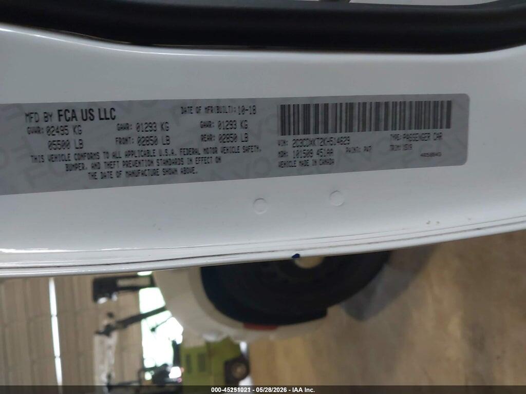 2C3CDXKT2KH514629 2019 DODGE CHARGER photo no. 9