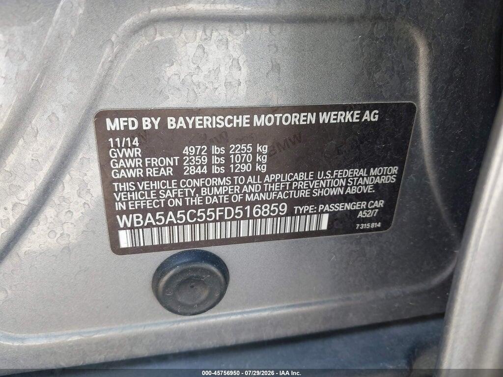 WBA5A5C55FD516859 2015 BMW 528I photo no. 9