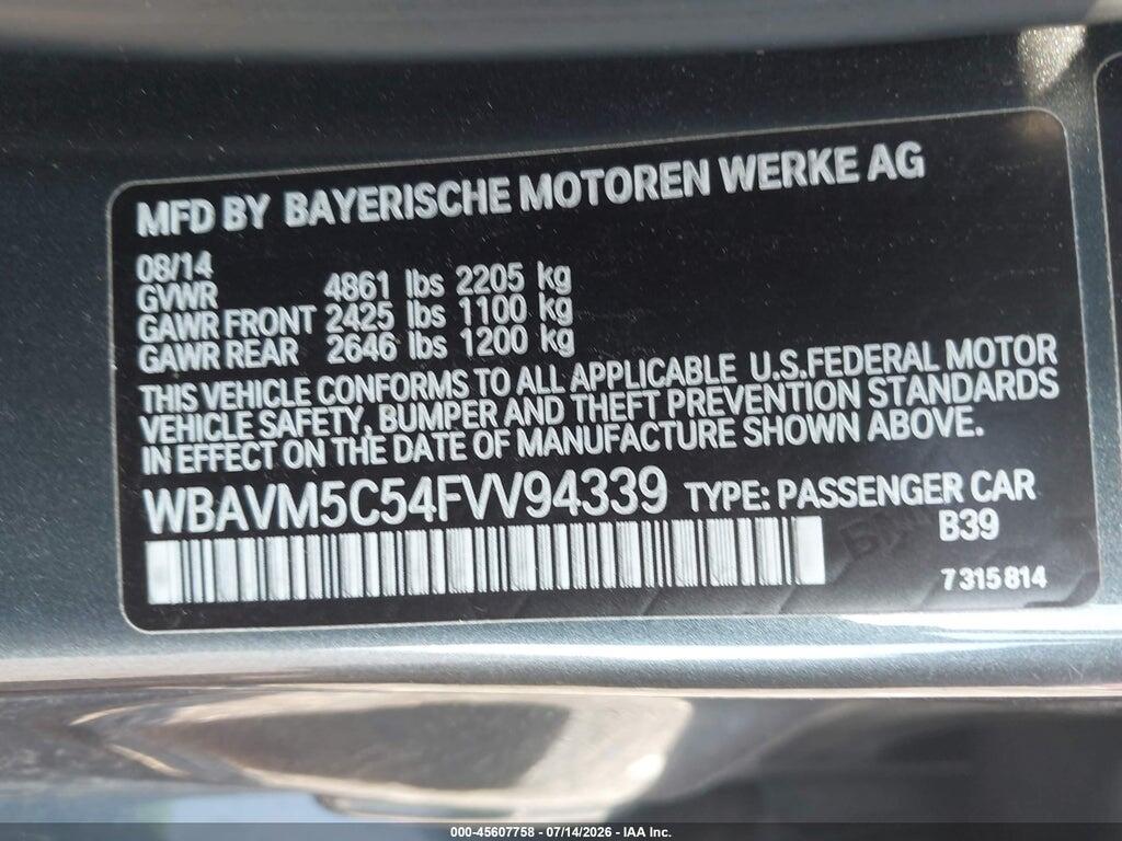 WBAVM5C54FVV94339 2015 BMW X1 photo no. 9