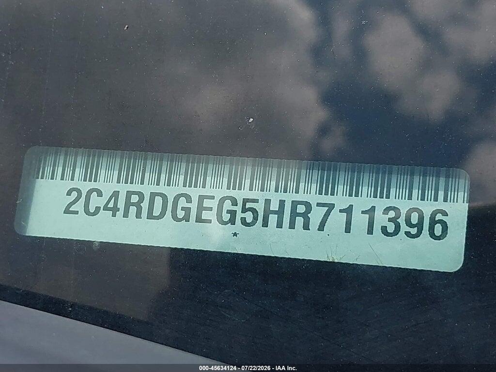 2C4RDGEG5HR711396 2017 DODGE GRAND CARAVAN photo no. 9