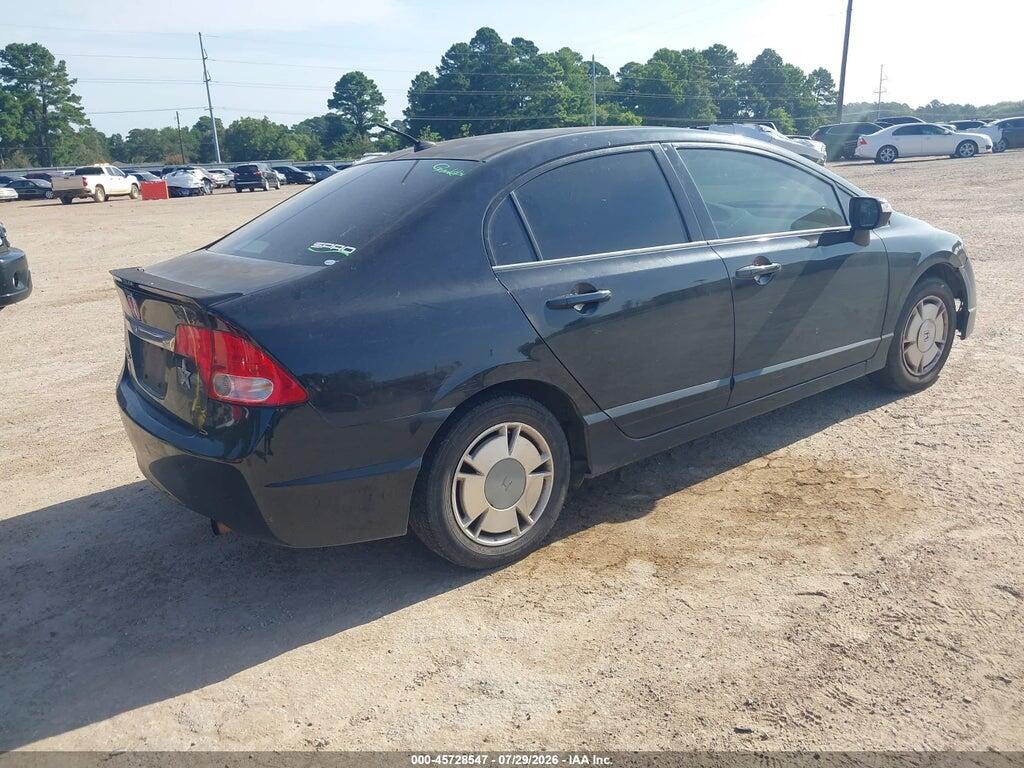 JHMFA3F26AS007315 2010 HONDA CIVIC HYBRID photo no. 4