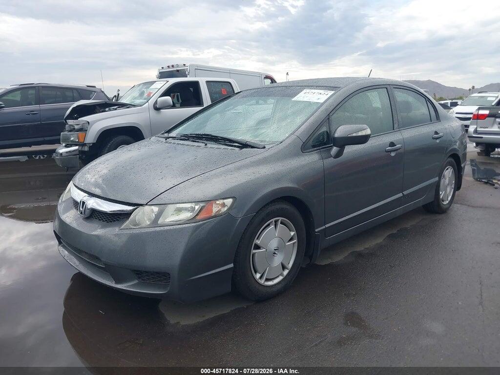 JHMFA3F24AS007149 2010 HONDA CIVIC HYBRID photo no. 2