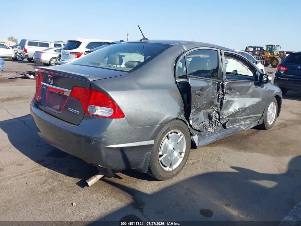 JHMFA3F24AS007149 2010 HONDA CIVIC HYBRID photo no. 4