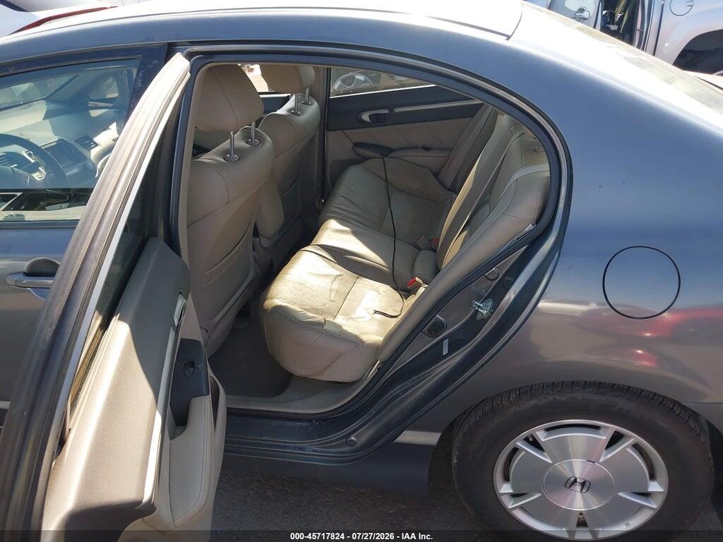 JHMFA3F24AS007149 2010 HONDA CIVIC HYBRID photo no. 8