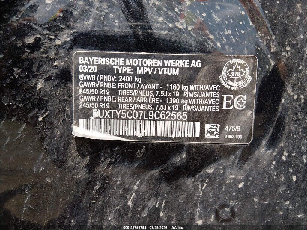5UXTY5C07L9C62565 2020 BMW X3 photo no. 9