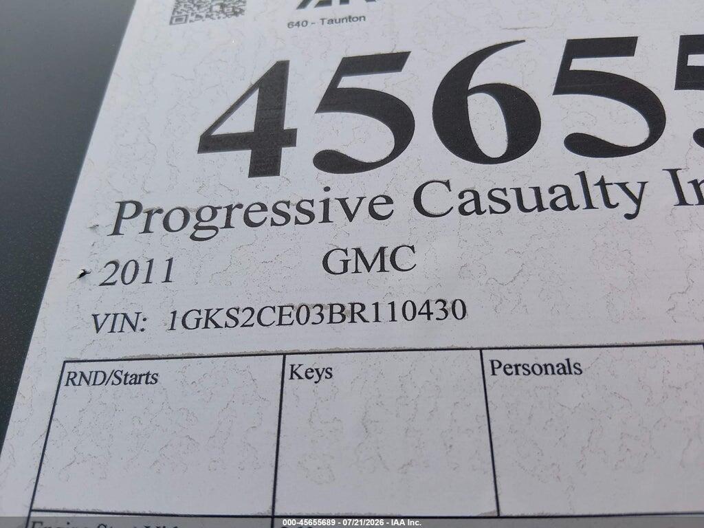 1GKS2CE03BR110430 2011 GMC YUKON photo no. 9