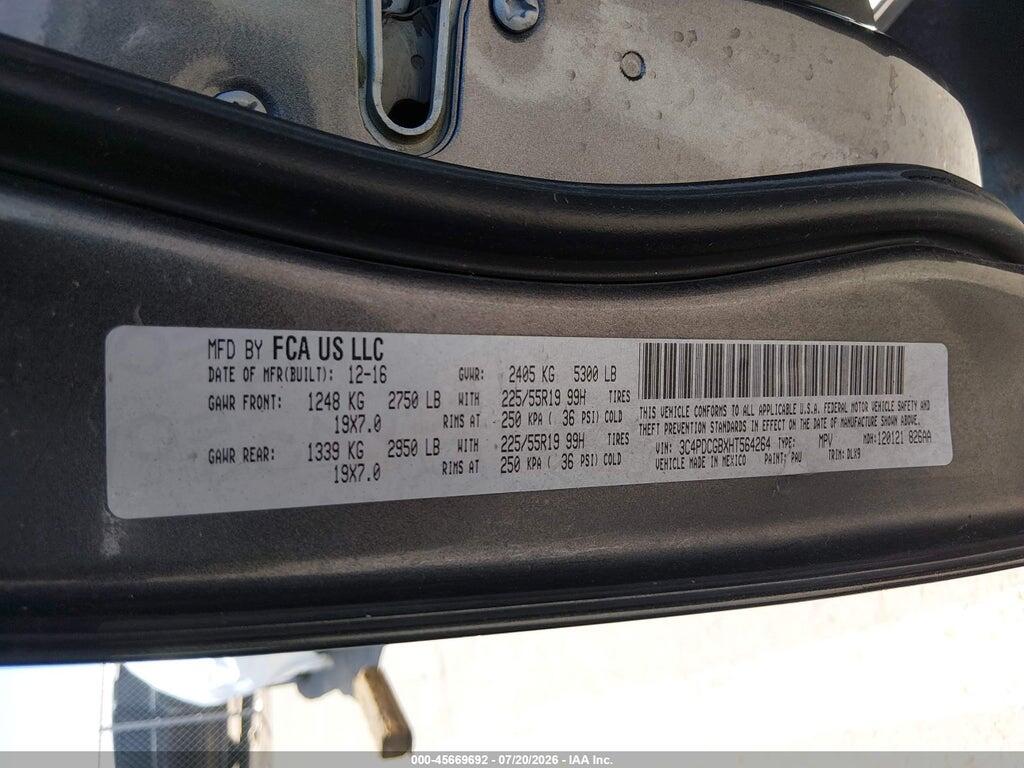 3C4PDCGBXHT564264 2017 DODGE JOURNEY photo no. 9