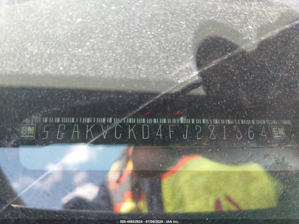 5GAKVCKD4FJ281364 2015 BUICK ENCLAVE photo no. 9