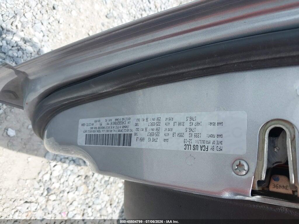 2C4RDGBG2KR806106 2019 DODGE GRAND CARAVAN photo no. 9