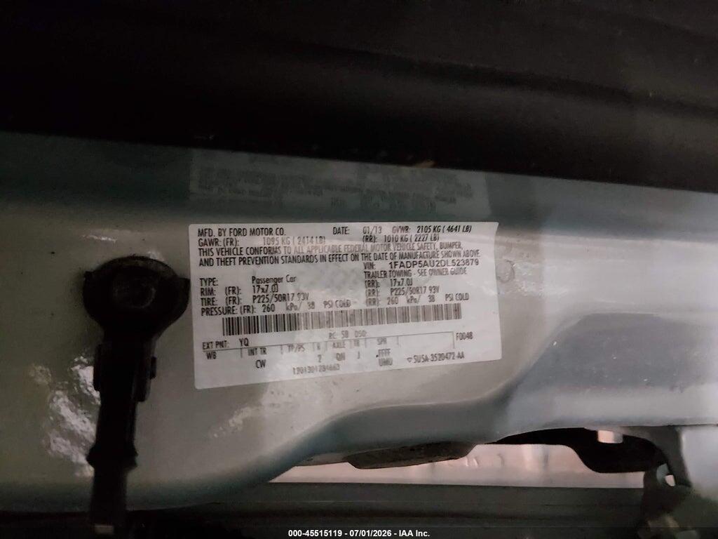 1FADP5AU2DL523879 2013 FORD C-MAX HYBRID photo no. 9