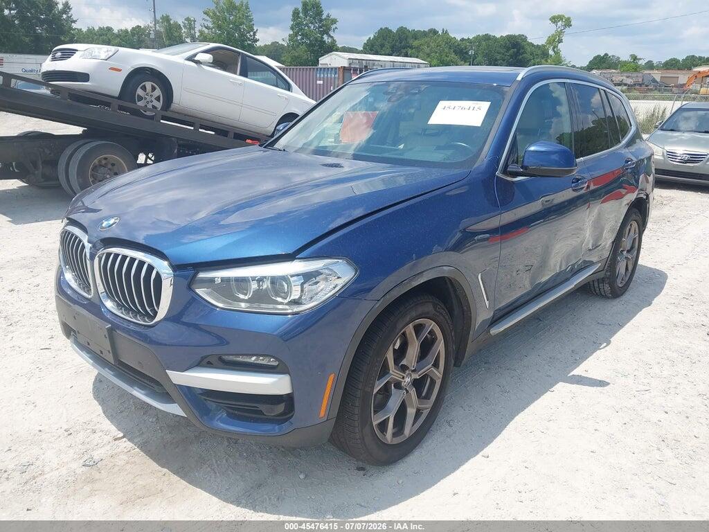 5UXTY5C03M9H22905 2021 BMW X3 photo no. 2