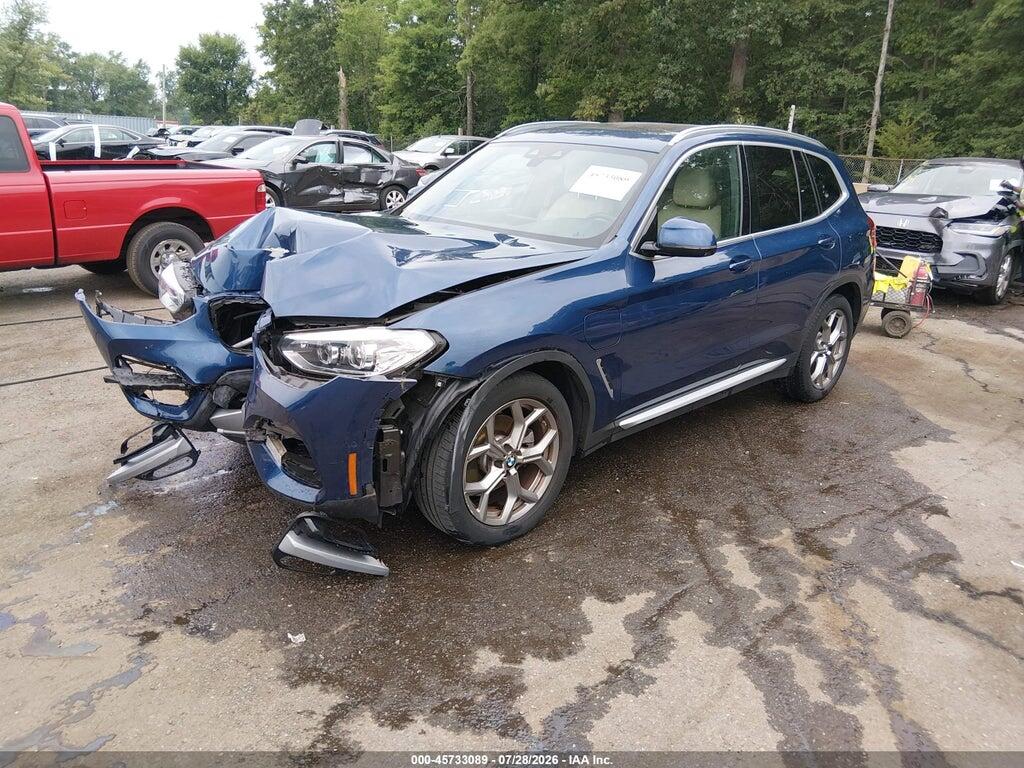 5UXTS1C08M9E85242 2021 BMW X3 PHEV photo no. 2