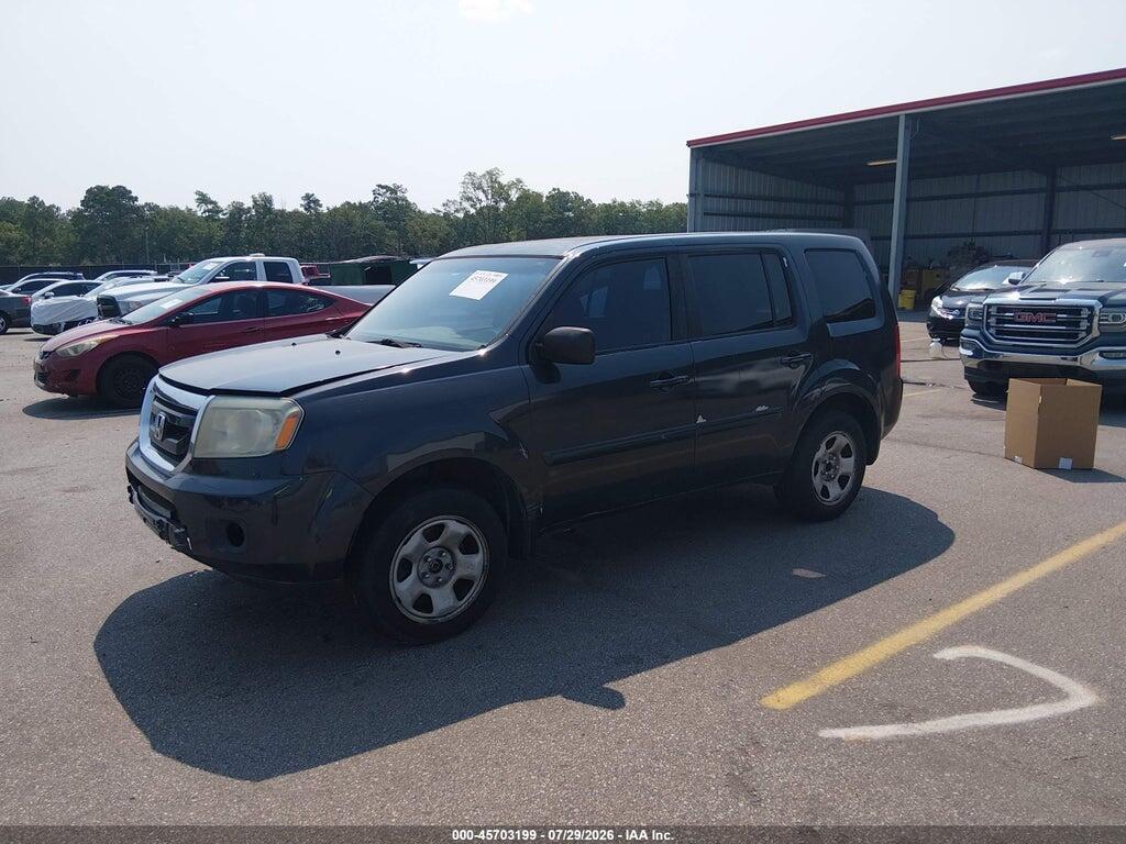 5FNYF3H25AB020630 2010 HONDA PILOT photo no. 2